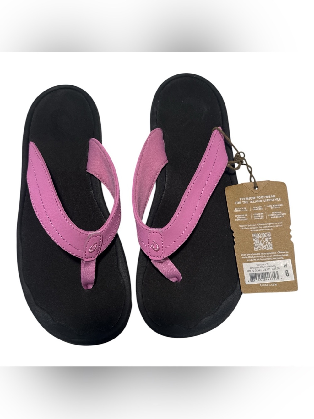 OLUKAI- Women’s Ohana sandals in DragonFruit Black
